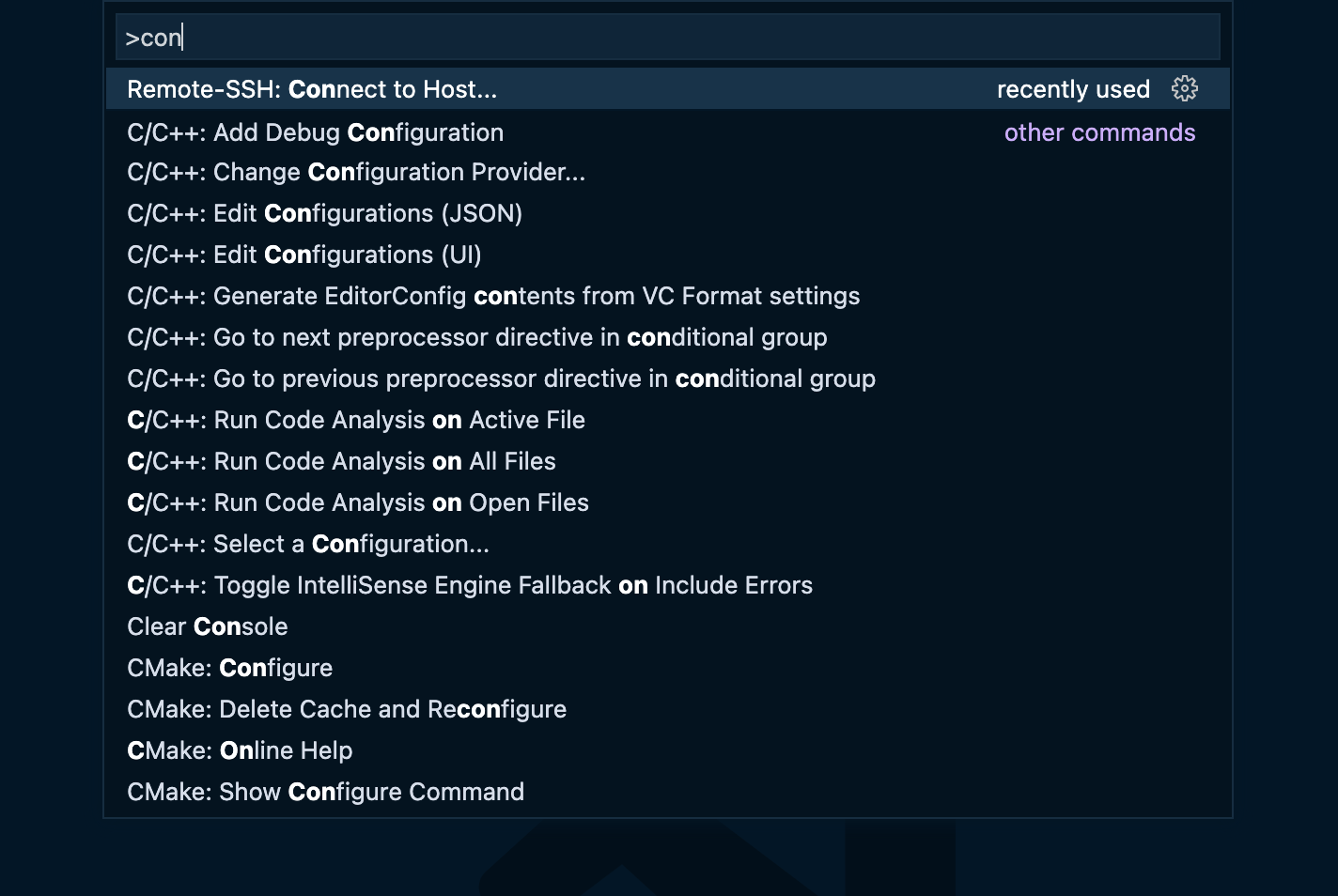 Connect to SSH host in VSCode.